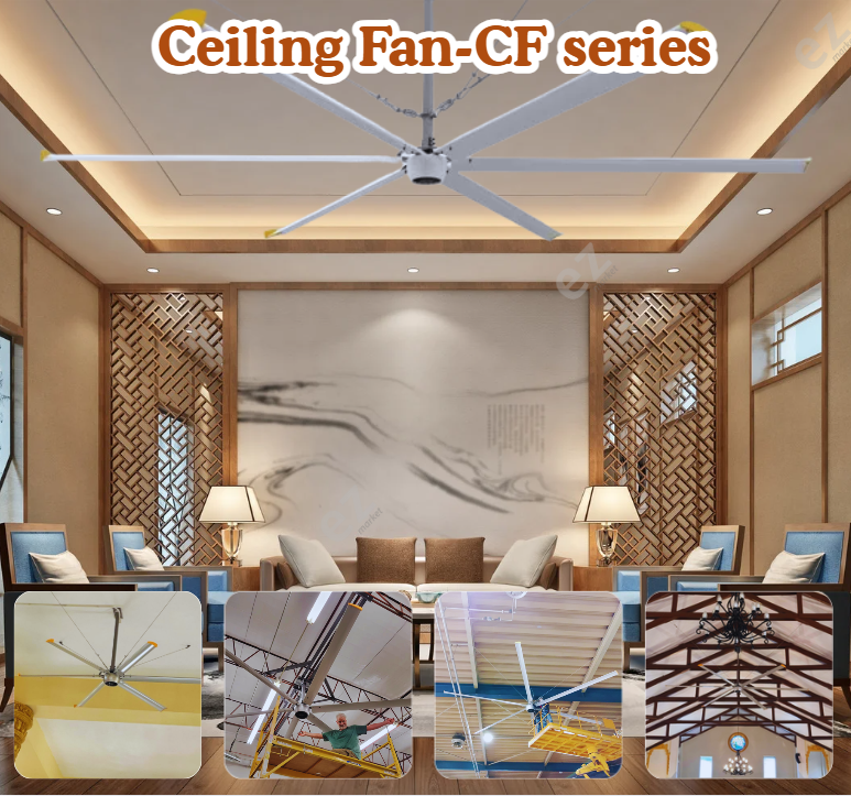 Mega Fan Big Ceiling Fan-CF series